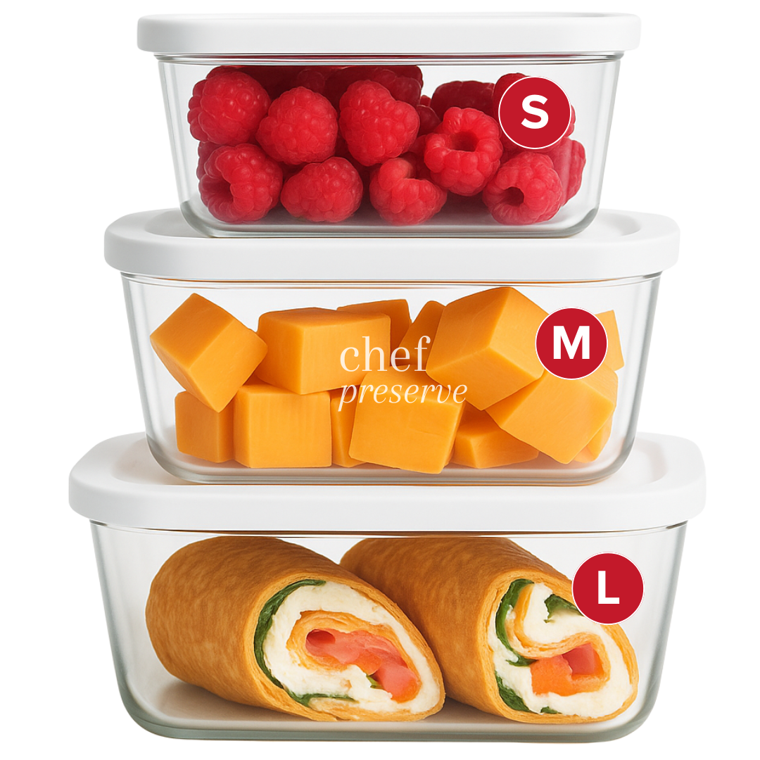 3 Containers (S,M,L)